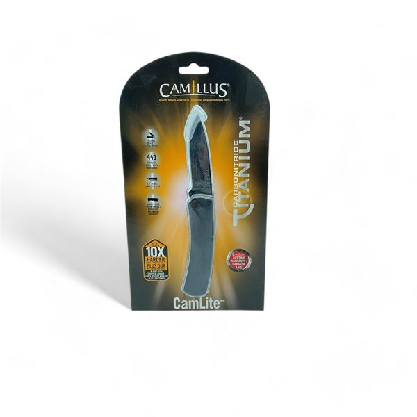 Camillus Camlite Carbonitride Titanium 2.5" Folding Blade Knife, New