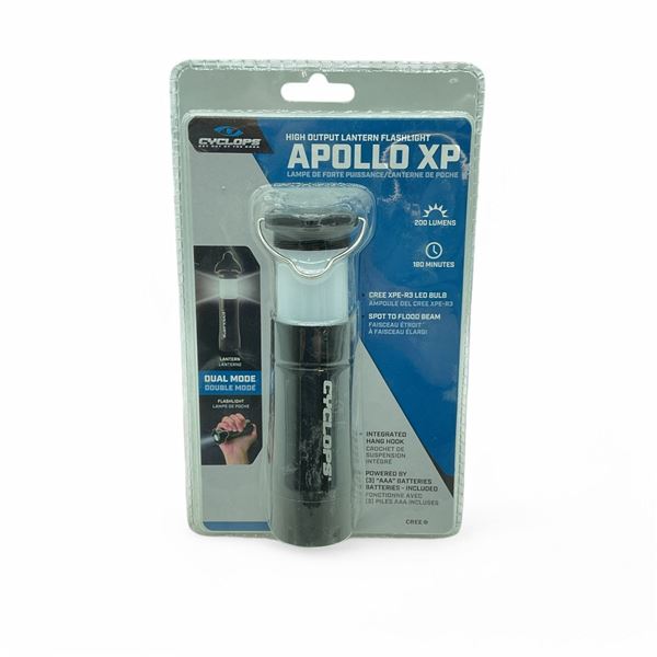 Cyclops Apollo XP High Output Lantern Flashlight, 200 Lumens, New
