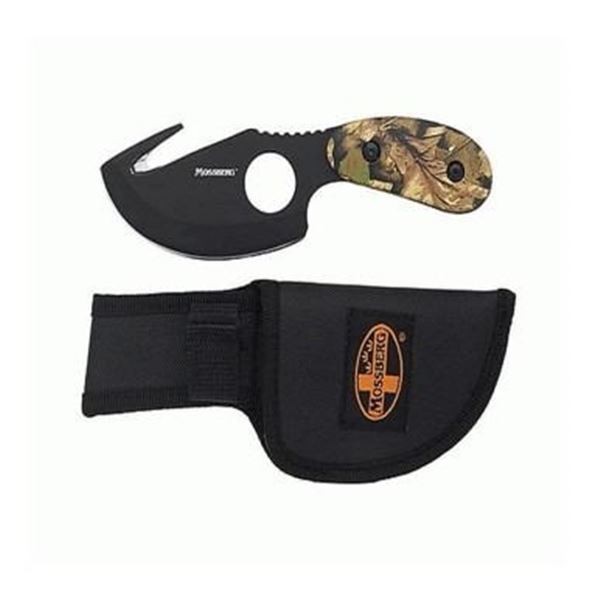 Mossberg 3.5" Fixed Blade Skinning Knife with Gut Hook with Sheath, New