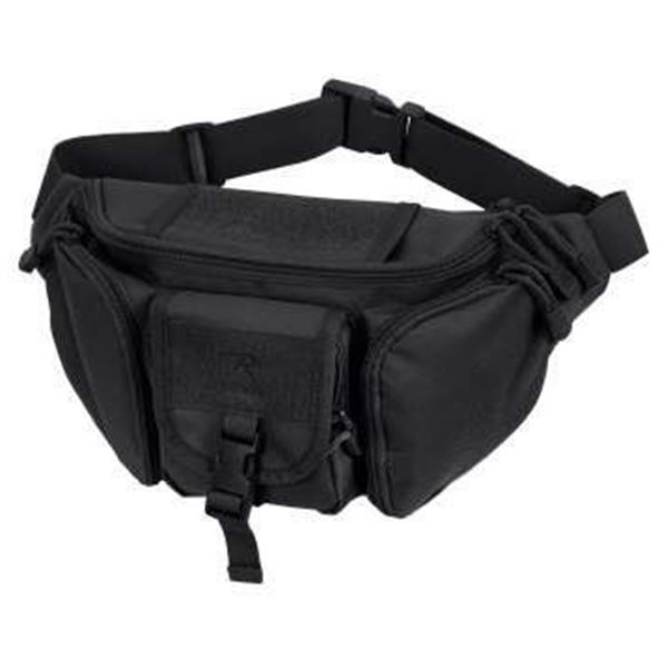 Rothco Tactical Concealed Carry Waist Pack, Black, New