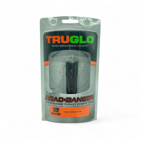 TruGlo Head Banger 12 Ga Long-Range Turkey Choke Tube for Beretta Optima Choke Plus, New