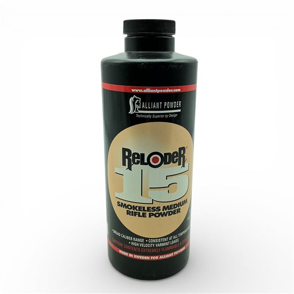 Alliant Reloder 15 Rifle Reloading Powder, 4/5  Lb