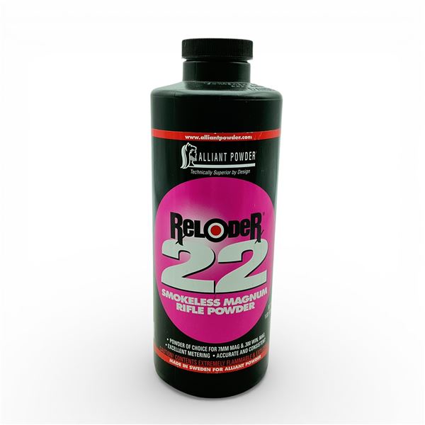 Alliant Reloder 22 Magnum Rifle Powder, 4/5  Lb