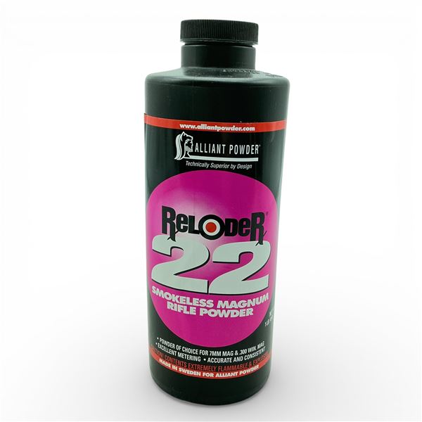 Alliant Reloder 22 Magnum Rifle Powder, 1 Lb