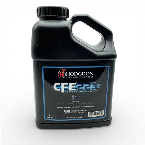 Hodgdon CFE 223 Rifle Reloading Powder, 8 Lbs