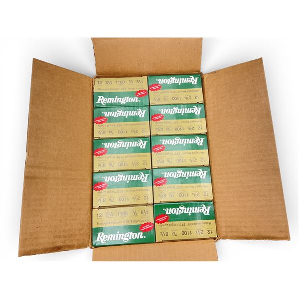 Remington Managed Recoil Target 12 Ga 2 3/4" #8 1/2 Ammunition, Case of 250 Rounds