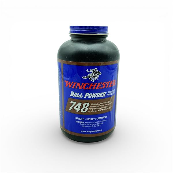 Winchester 748 Ball Small and Medium Rifle Reloading Powder, 1 Lb