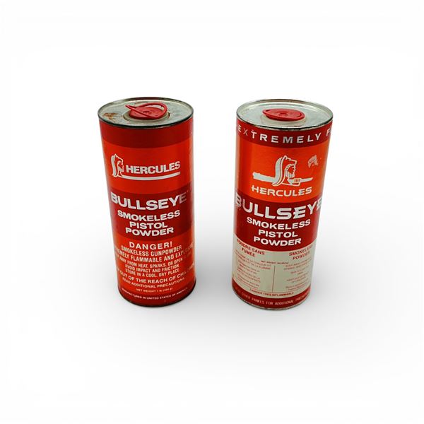 Hercules Bullseye Pistol Reloading Powder, Approx 1 3/4 Lb