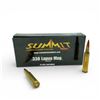 Image 1 : Summit .338 Lapua Mag, 250 Grain BTHP Match Ammunition, 20 Rounds