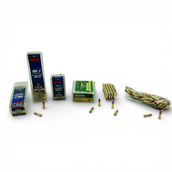 Assorted .22 LR Ammunition, Approximately 350 Rounds