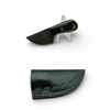Image 1 : Fixed 2 1/2" Damascus Blade Knife with Leather Belt Sheath
