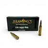 Image 1 : Summit .338 Lapua Mag, 250 Grain BTHP Match Ammunition, 20 Rounds