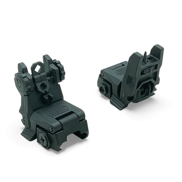 Flip Up AR Sights for Picatinny Rail, Set of 2