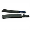 Image 1 : Fixed 11" Damascus Blade Machete with Leather Belt Sheath