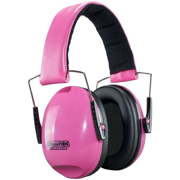 Champion Range and Target Small Frame Passive NRR 21 dB Ear Muffs, Pink, New