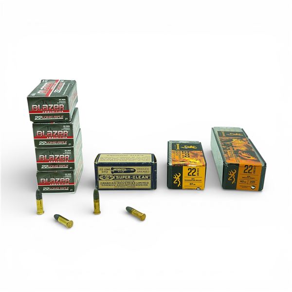 Assorted .22 LR Ammunition, 400 Rounds