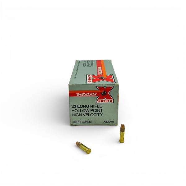 Winchester Super X .22 LR High Velocity, 37 Grain Hollow Point Ammunition, 500 Rounds