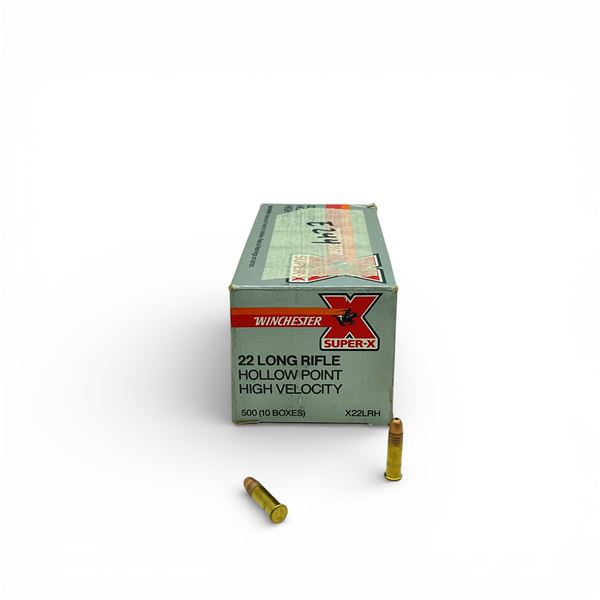 Winchester Super X .22 LR High Velocity, 37 Grain Hollow Point Ammunition, 500 Rounds