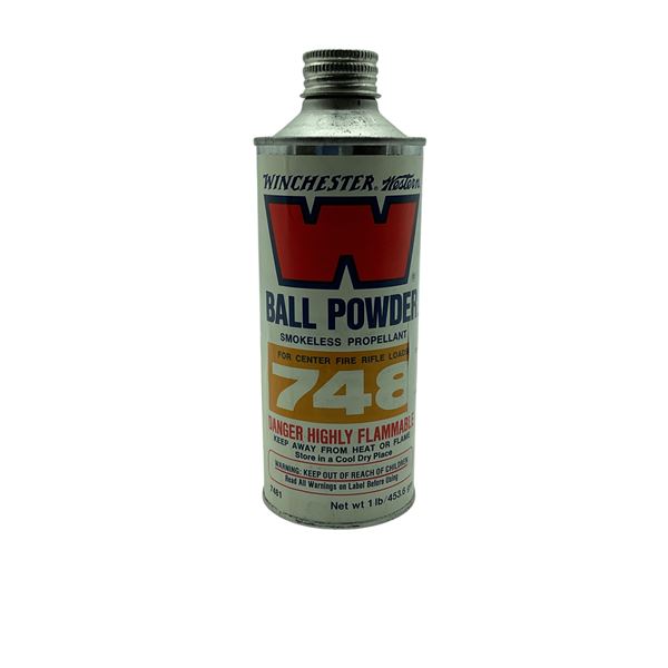 Winchester Ball Powder 748, Smokeless Propellant for Center Fire Rifle Loads, 1 lb