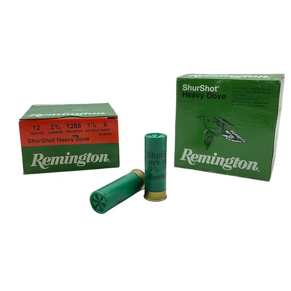 Remington ShurShot Heavy Dove 12 Ga, 2-3/4", 1-1/8 oz, #6 Shot Ammunition, 50 Rounds