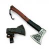 Image 1 : Fixed 5" Blade Axe with Wood Handle and Sheath