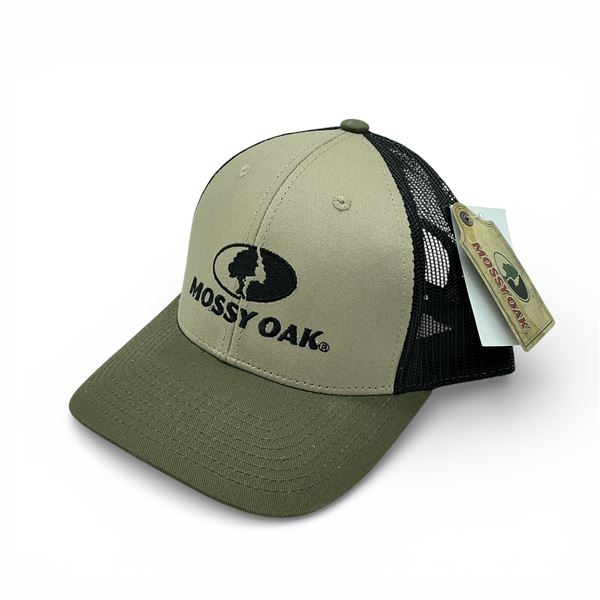 Mossy Oak Hat, OSFM in Tan/ ODG
