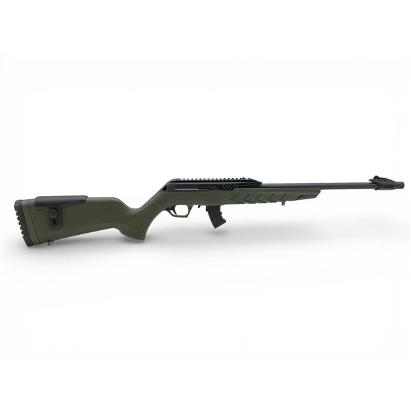 Derya TM22 A-18 semi Auto Rifle .22LR 18" Threaded Barrel Green Stock