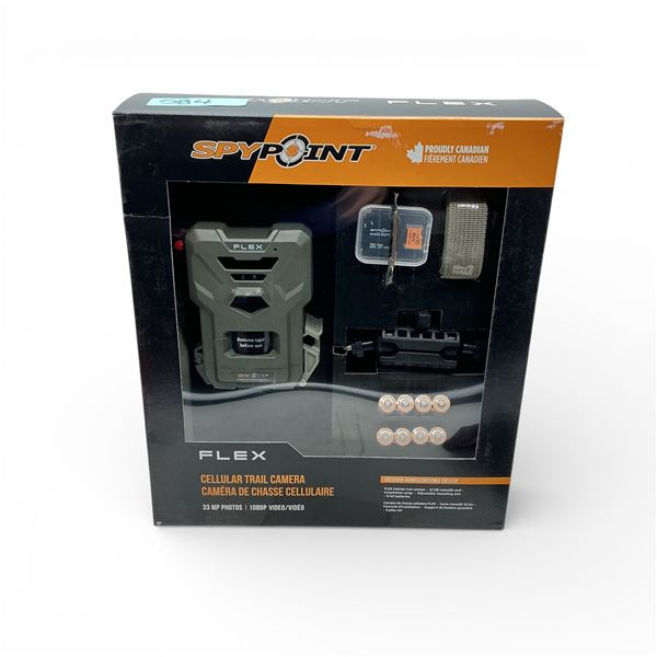 Spypoint Flex Cellular Trail Camera Exclusive Bundle, New, Sealed