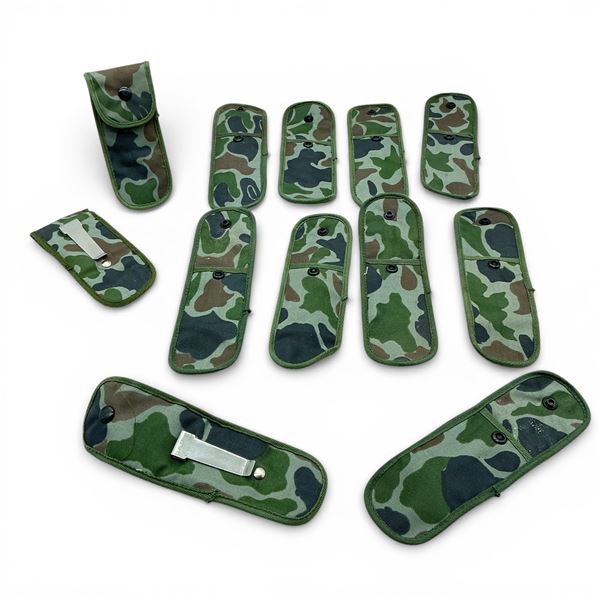Clip On Belt/ Waistband Pouches in Camo X 12 Qty