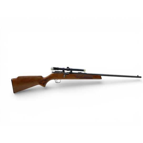 Lakefield Mark I Single ShotBolt Action Rifle .22 S/L/LR 23" Barrel Wood Stock With Tasco 4x15 Scope