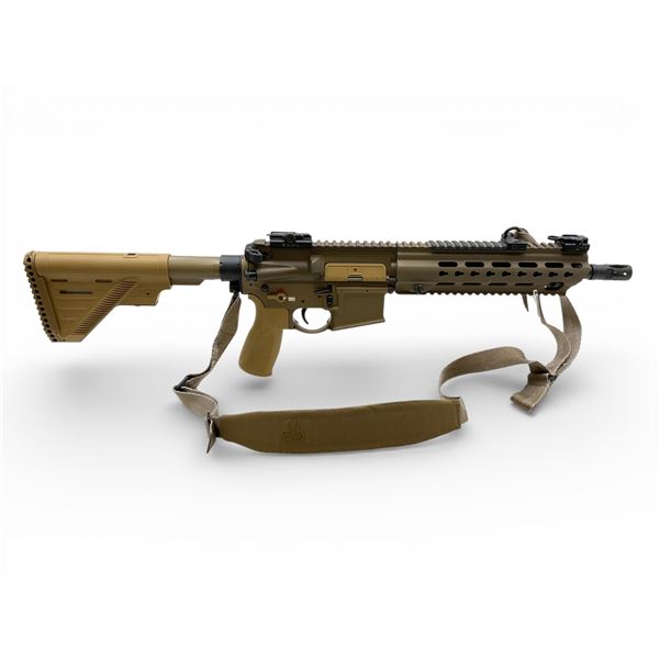 HK MR223 Semi Auto Rifle .223Rem 11" Threaded Barrel Tan Adjustable Stock, Prohibited