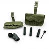 Image 1 : P37 Ammunition Pouch Pair, Lee-Enfield Old Bottles and M1D Garand Scope Mount (New)