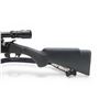 Image 3 : Traditions Buckstalker .50 Caliber Single Shot Black Powder Rifle Black 24" Barrel With 3-9X40 Scope