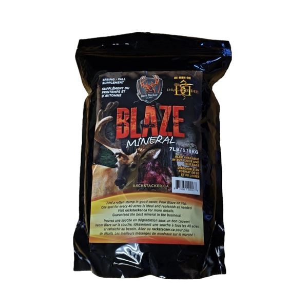 Rack Stacker Blaze Mineral, Spring/ Fall Supplement, 7 Lb Bag, New