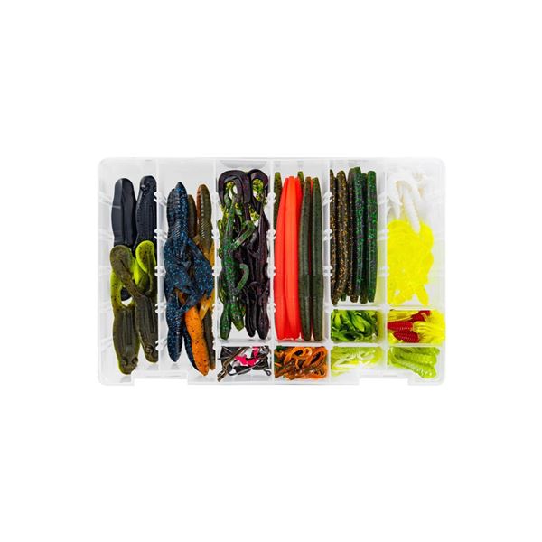 Big Bite Baits 121 Piece Kids Fishing Kit, New