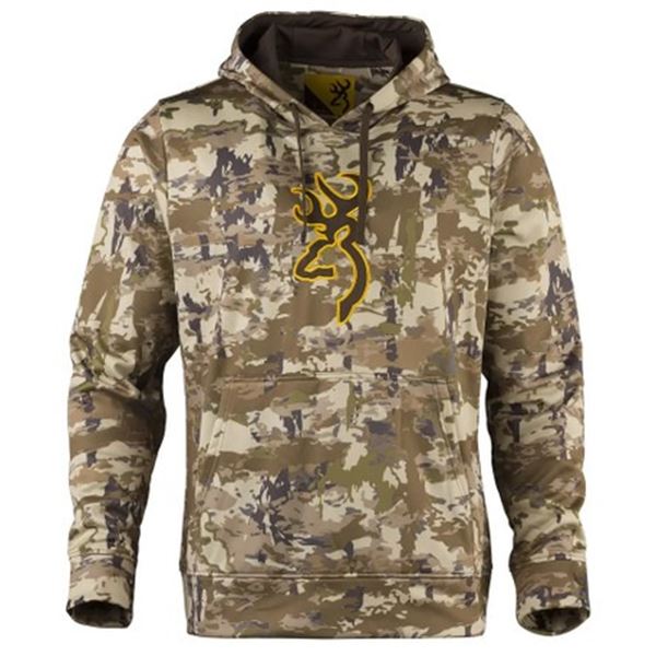 Browning Tech Hooded Sweatshirt, Auric, Size: XL, New