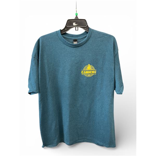 Canuck Wrangler T-Shirt, Blue, Size: XL, New