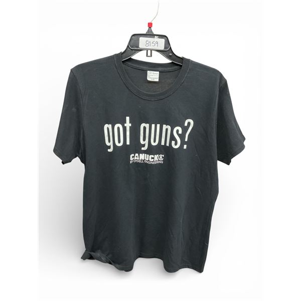Canuck "Got Guns?" T-Shirt, Size: Large, New