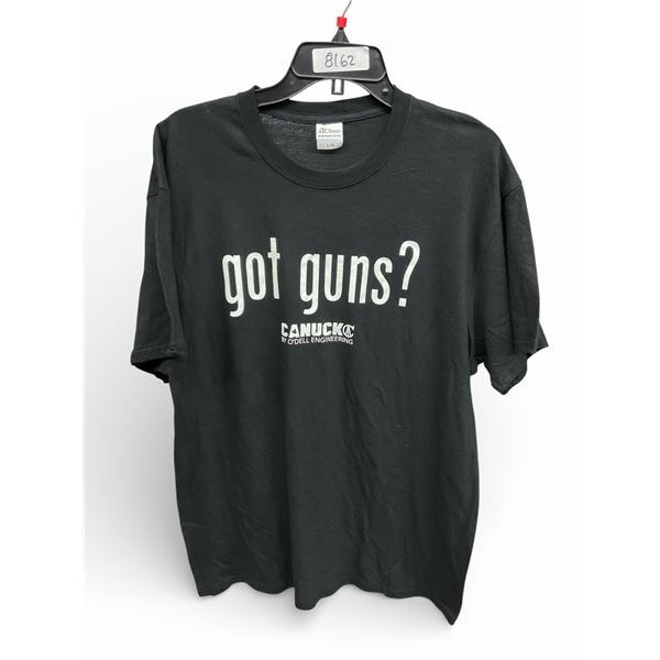 Canuck "Got Guns?" T-Shirt, Size: Large, New