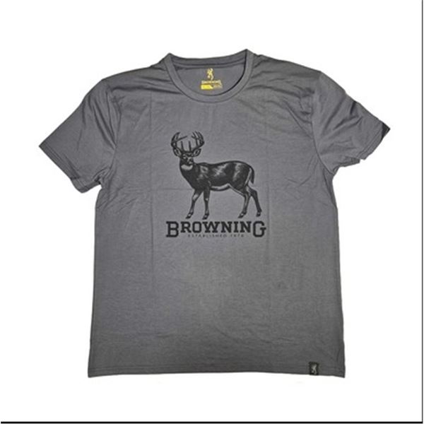 Browning Whitetail Shirt, Carbon Grey, Size: XL, New