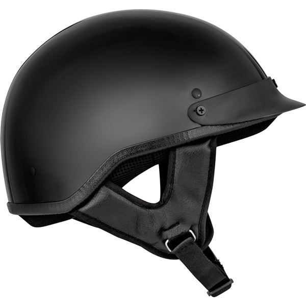CKX Bullet Half Helmet, Solid, Size XL in Black, New