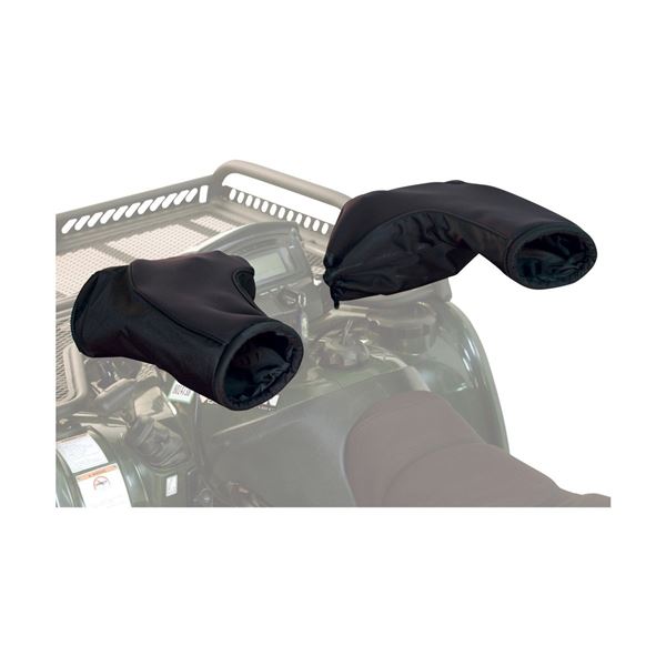 Kolpin ATV Geartector Cold Weather Handlebar Mitts, Black, New