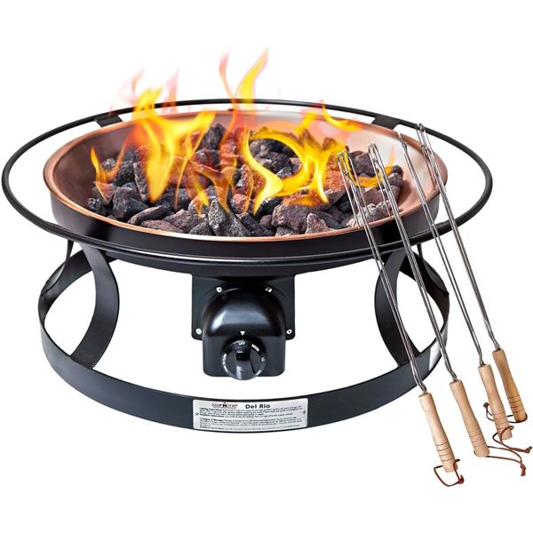 Camp Chef Del Rio Propane Outdoor Fire Pit, New.