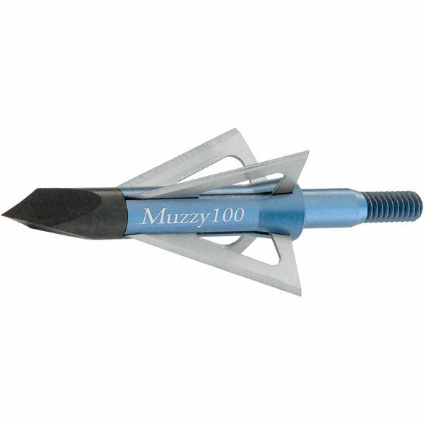 Muzzy 100 Gr 4-Blade Broadhead 6 Pack, New