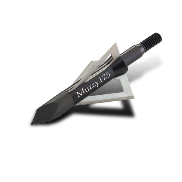 Muzzy 125 Gr 3-Blade Broadhead 6 Pack, New