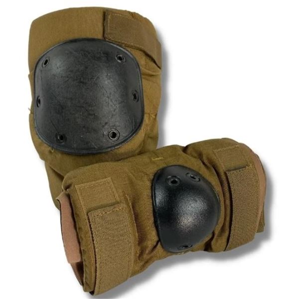 1X  Bijan's US Military Tactical Elbow Pads Brown- Used Condition