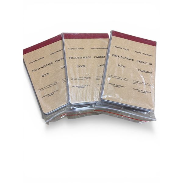 3x Canadian Forces Notepad