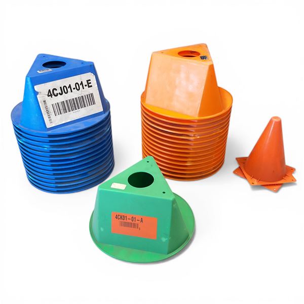 Assorted Safety Cones X 32 Qty