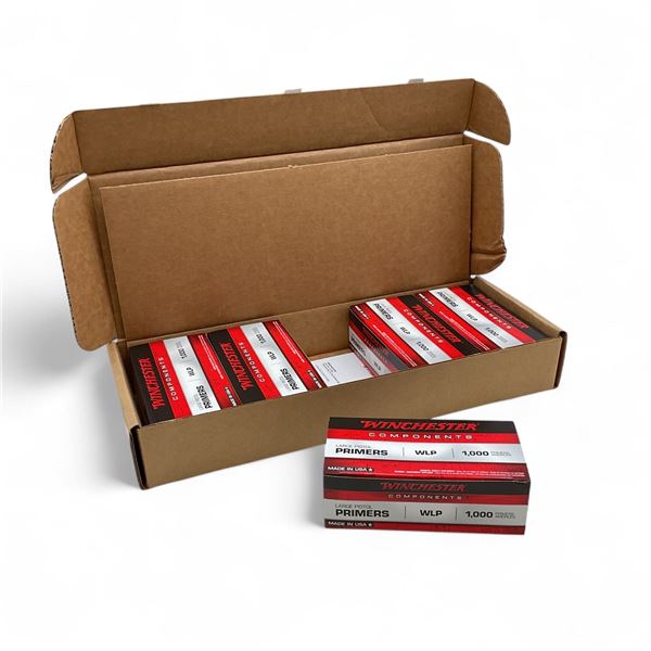 Winchester Large Pistol Primers for Std or Magnum Pistol Loads, Case of 5000 Qty