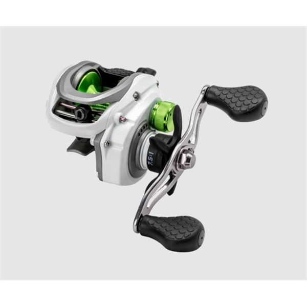 Lew's Mach 1 Left Handed Baitcast Reel, 7.5:1, 7+1 Bearings, 32mm, 7.4 oz, 15 lb Max Drag, New